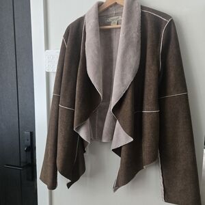 True Grit Faux Suede Shearling Jacket